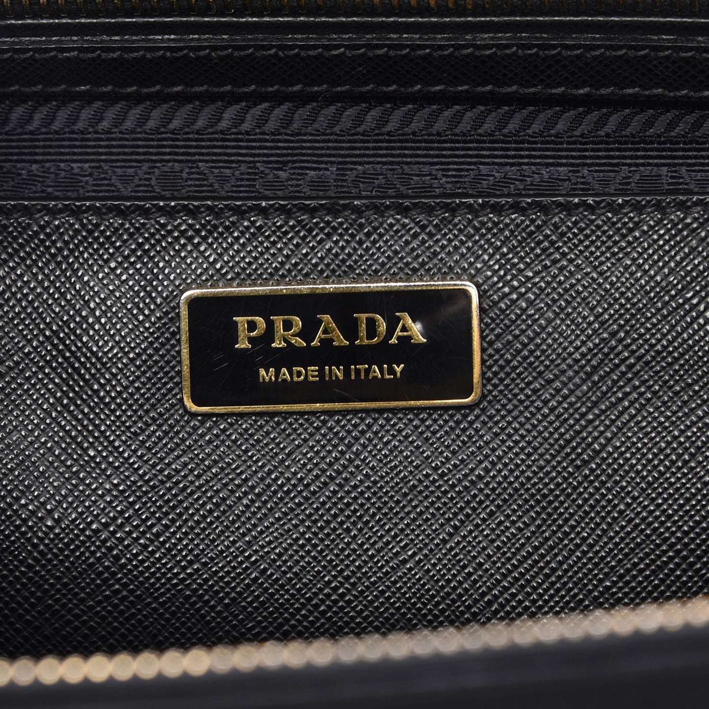 Saffiano Large Galleria Double Zip Tote Black