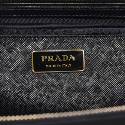 Prada Saffiano Large Galleria Double Zip Tote Black 7 of 8
