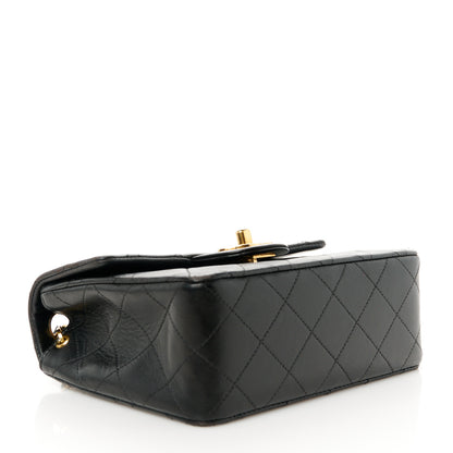 Chanel Lambskin Quilted Mini Square Flap Black 4 of 12
