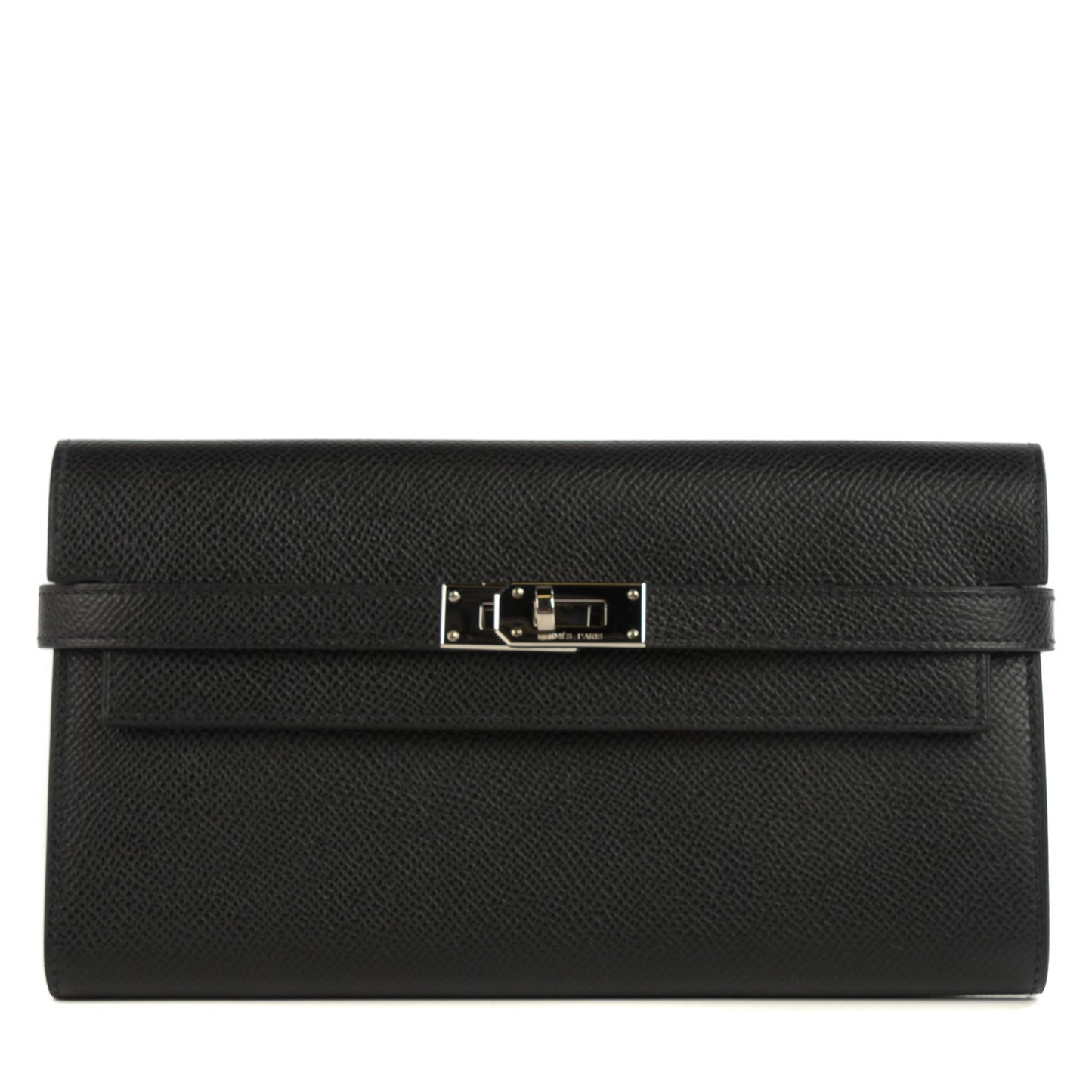 Epsom Kelly Longue Wallet Black