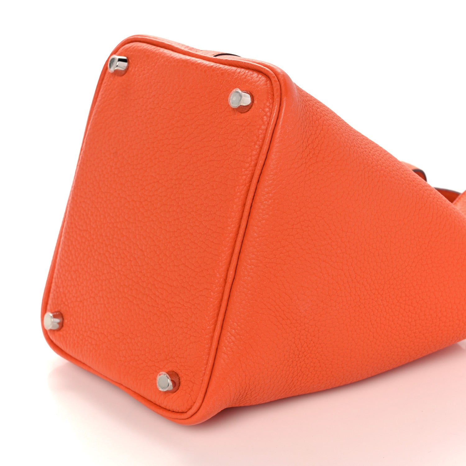 Hermes Taurillon Clemence Picotin Lock 18 PM Orange 9 of 10