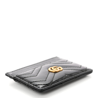 Gucci Calfskin Matelasse GG Marmont Card Holder Black 4 of 8