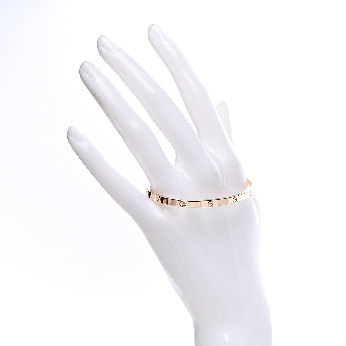 18K Yellow Gold Small LOVE Bracelet 17