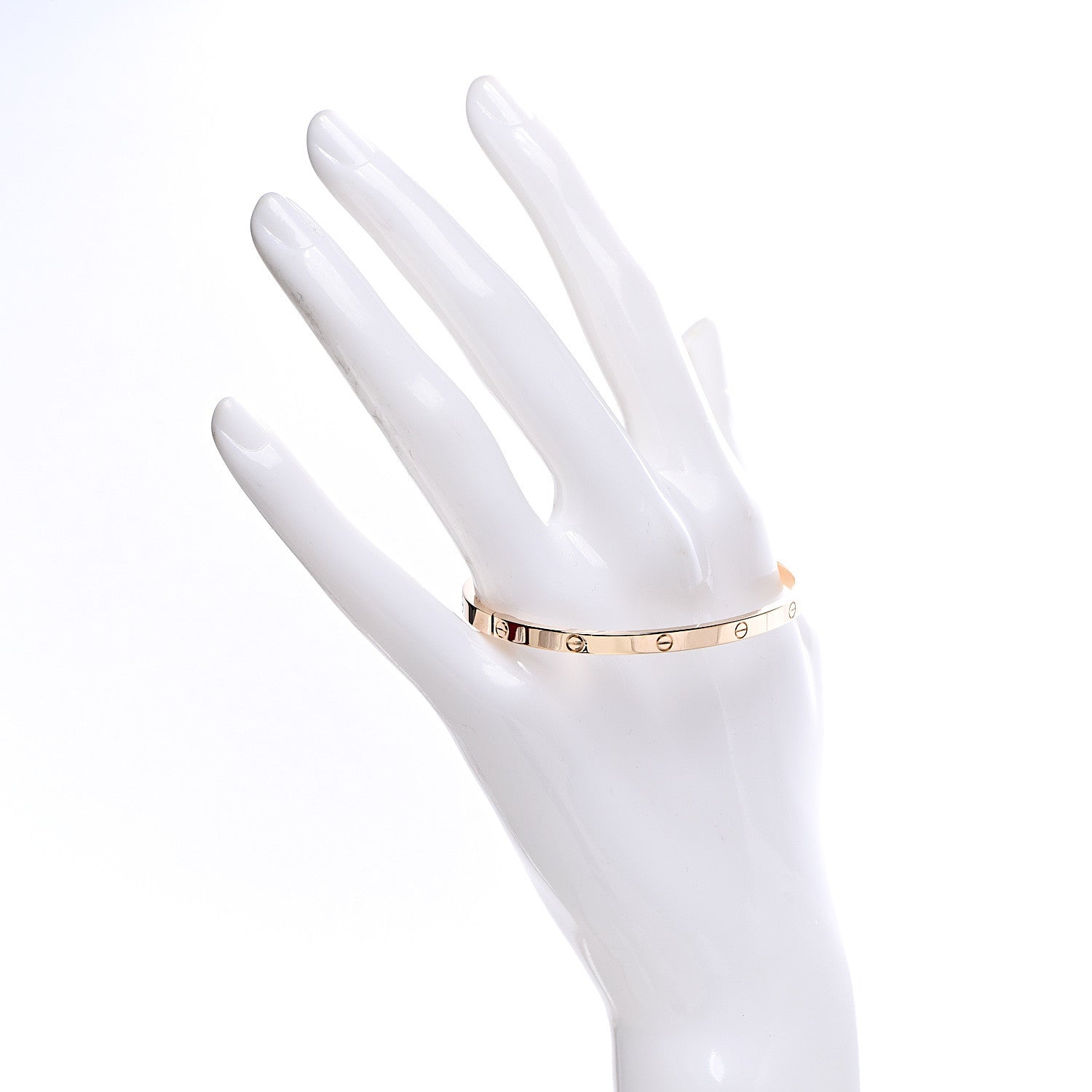 Cartier 18K Yellow Gold Small LOVE Bracelet 17 2 of 5