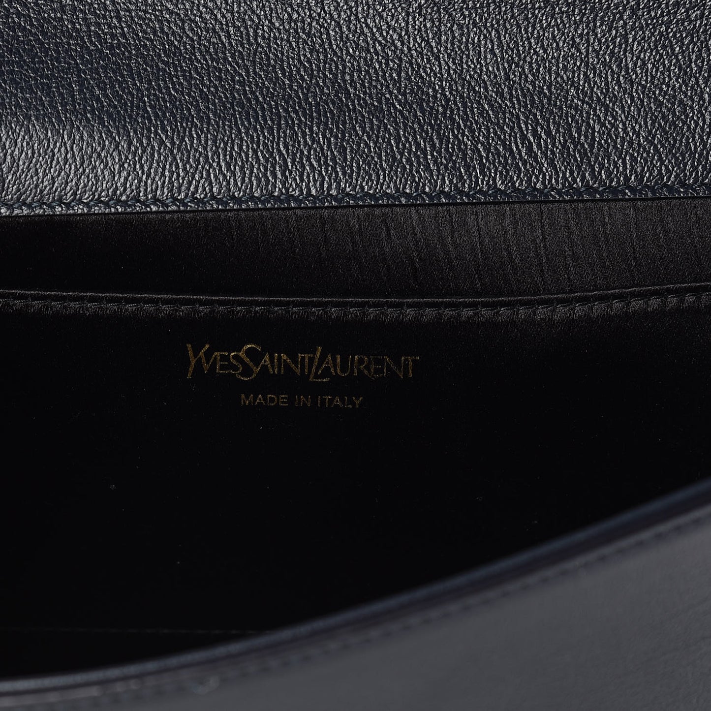 Calfskin Monogram Large Belle De Jour Clutch Navy