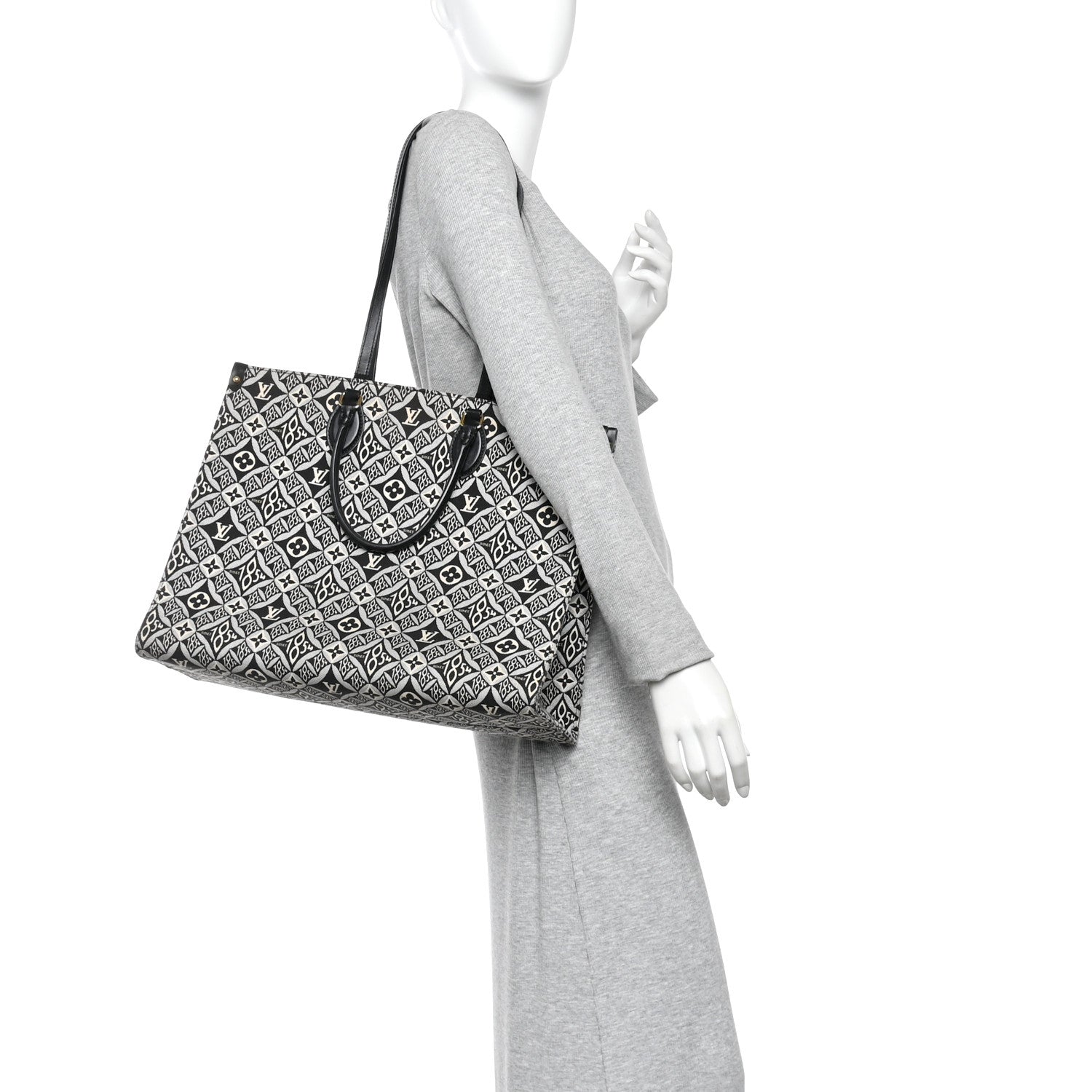 Louis Vuitton Jacquard Since 1854 Onthego GM Grey 2 of 10