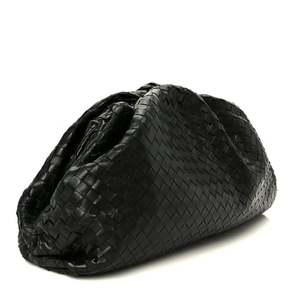 Bottega Veneta Nappa Maxi Intreccio The Pouch Oversized Clutch Black 3 of 11