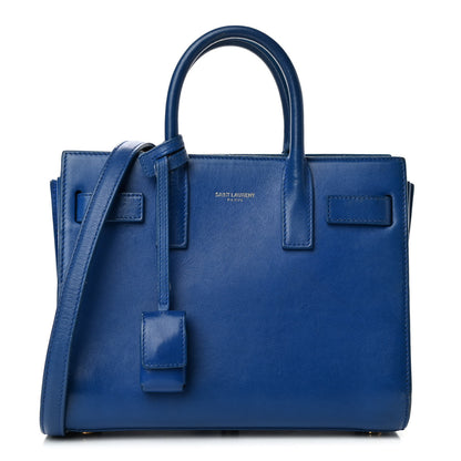 Saint Laurent Calfskin Nano Sac De Jour Royal Blue 1 of 6