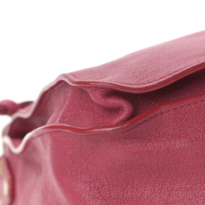 Proenza Schouler Lambskin Medium PS1 Satchel Raspberry 13 of 16