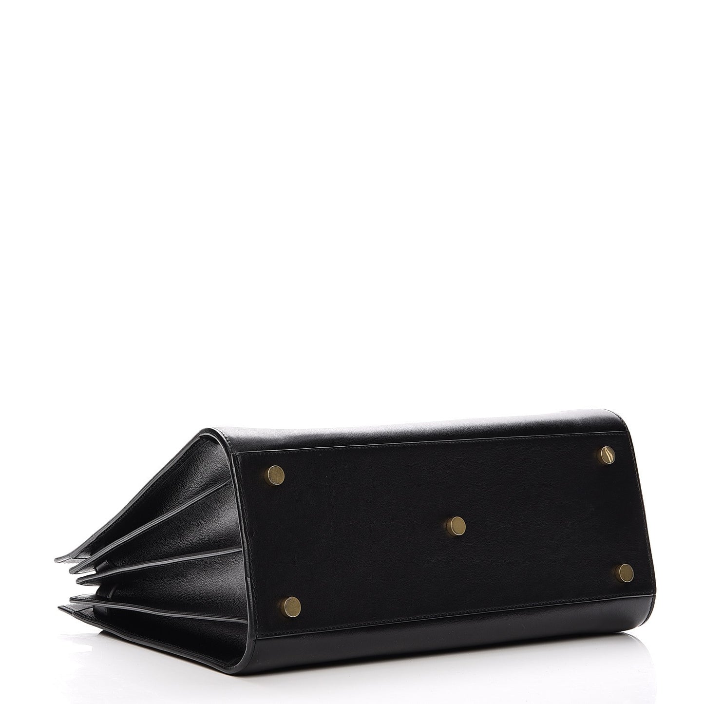 Calfskin Small Sac De Jour Black