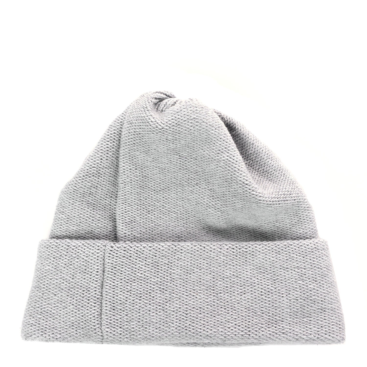 Chanel Cashmere CC Beanie Hat Grey 2 of 3