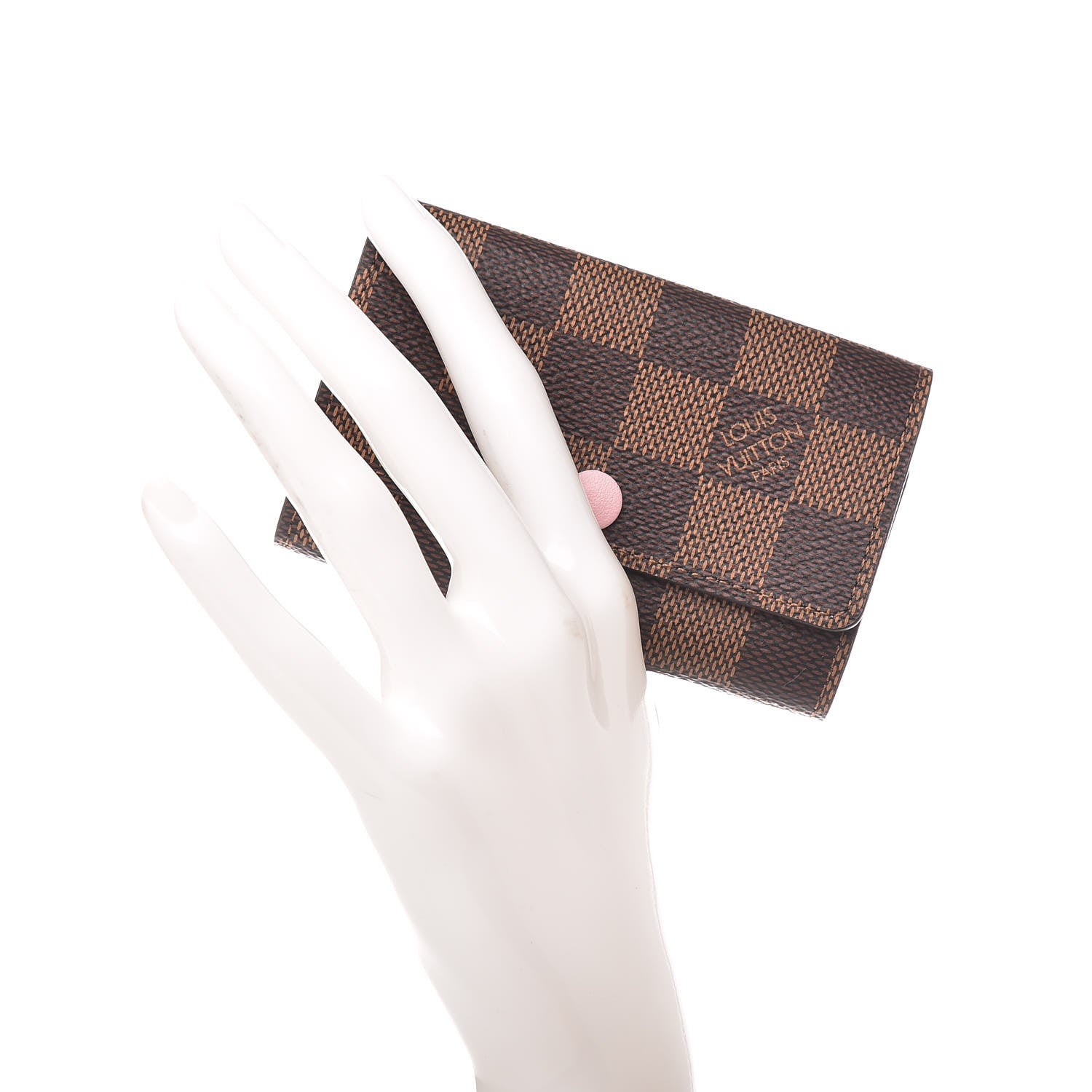 Louis Vuitton Damier Ebene Multicles 6 Key Holder Rose Ballerine 2 of 8