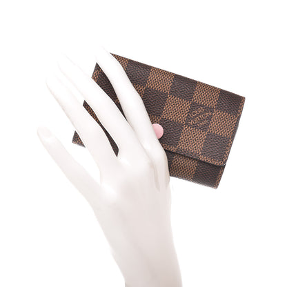 Louis Vuitton Damier Ebene Multicles 6 Key Holder Rose Ballerine 2 of 8