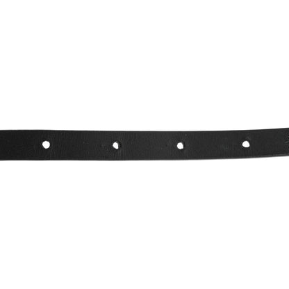 Chanel Calfskin Chain Logo Skinny Belt 85/34 Black 4 of 7