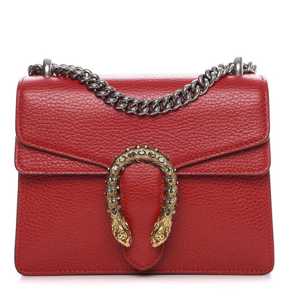 Gucci Calfskin Mini Dionysus Shoulder Bag Hibiscus Red 1 of 9