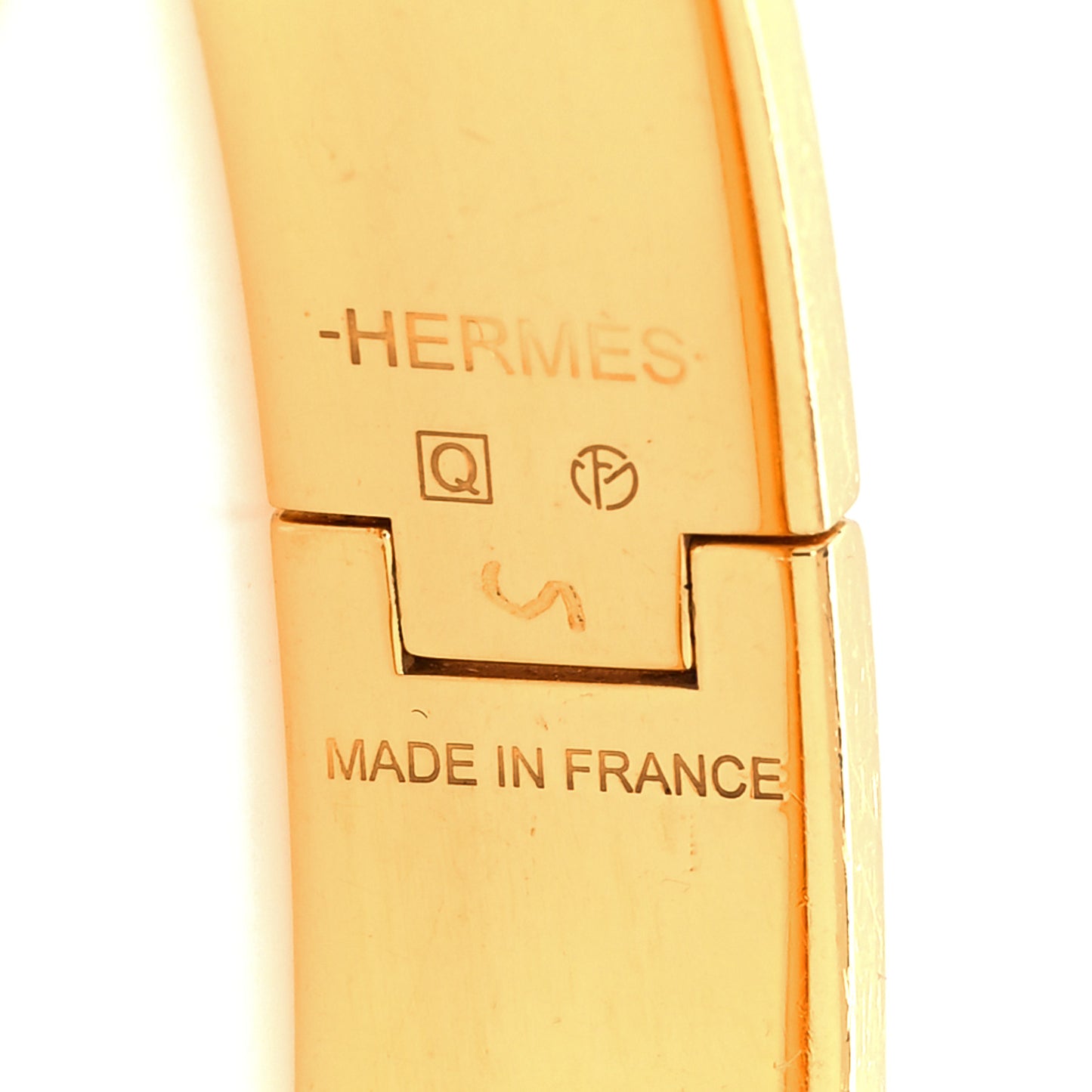 Enamel Narrow Clic Clac H Bracelet PM Lagon