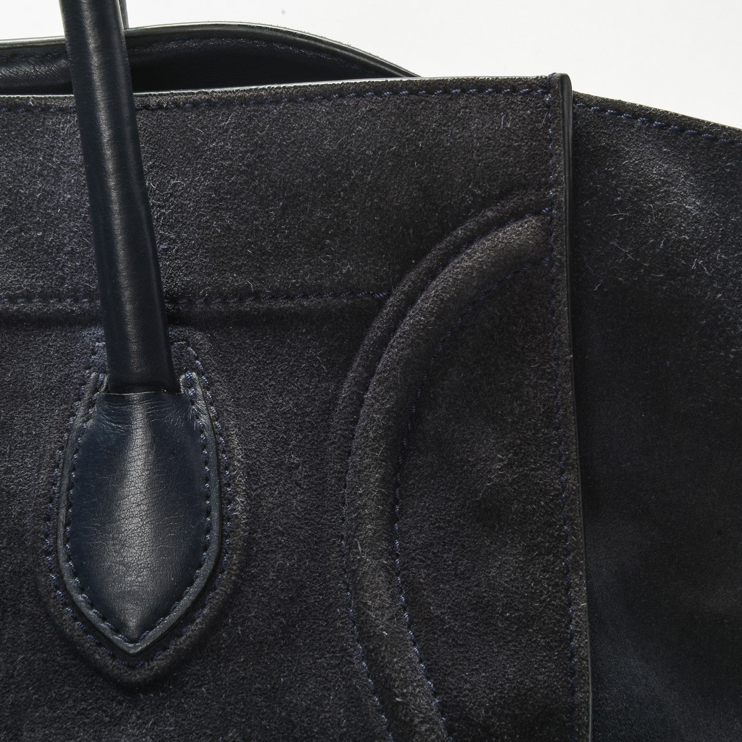 Celine Suede Large Phantom Luggage Midnight 16 of 17