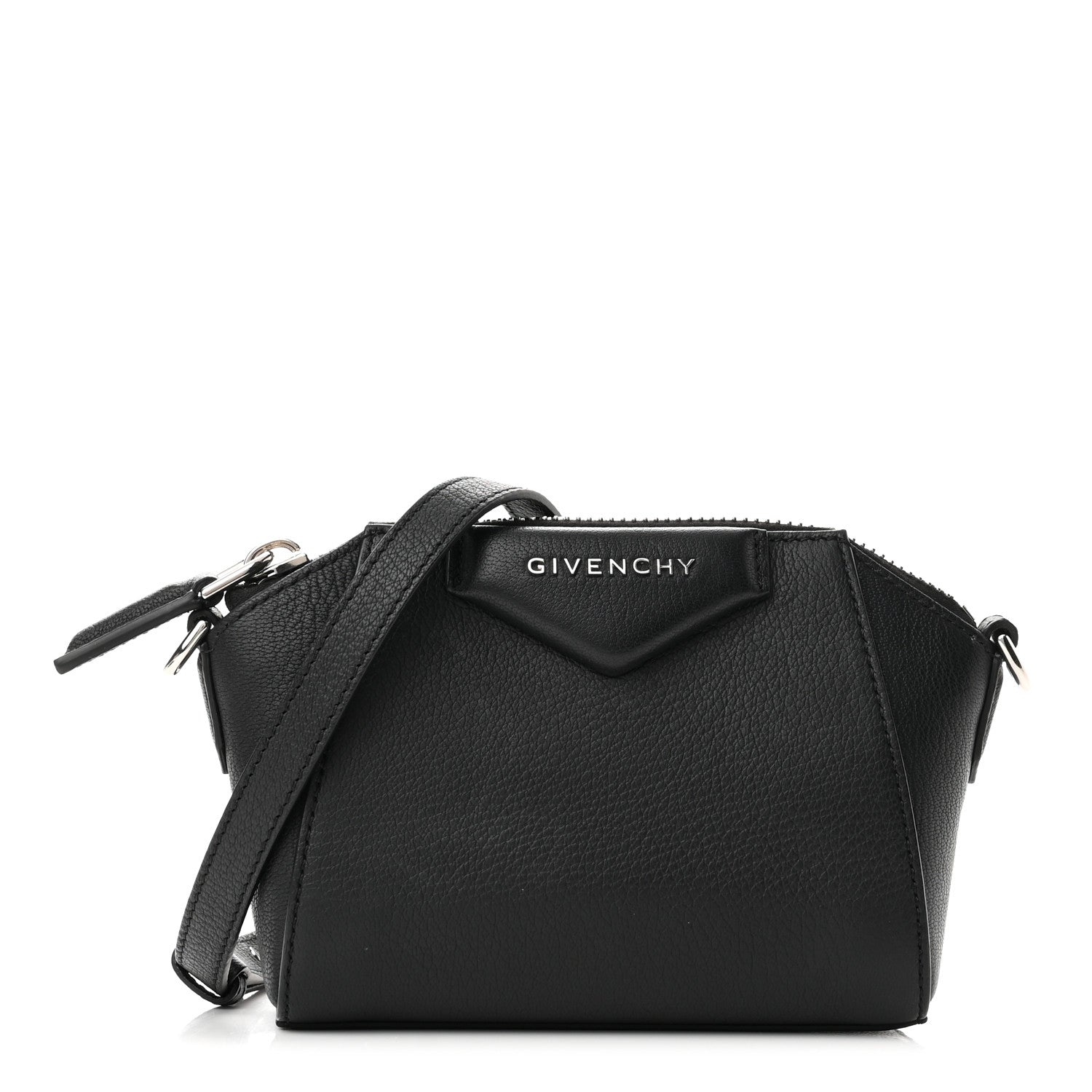 Givenchy Sugar Goatskin Nano Antigona Black 1 of 9