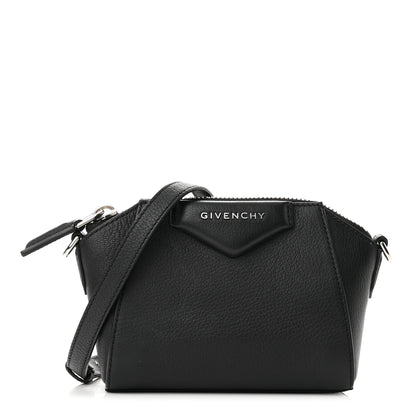Givenchy Sugar Goatskin Nano Antigona Black 1 of 9