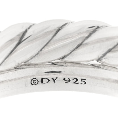 David Yurman Sterling Silver 8mm Mercer Two Row Ring 60 9 4 of 4