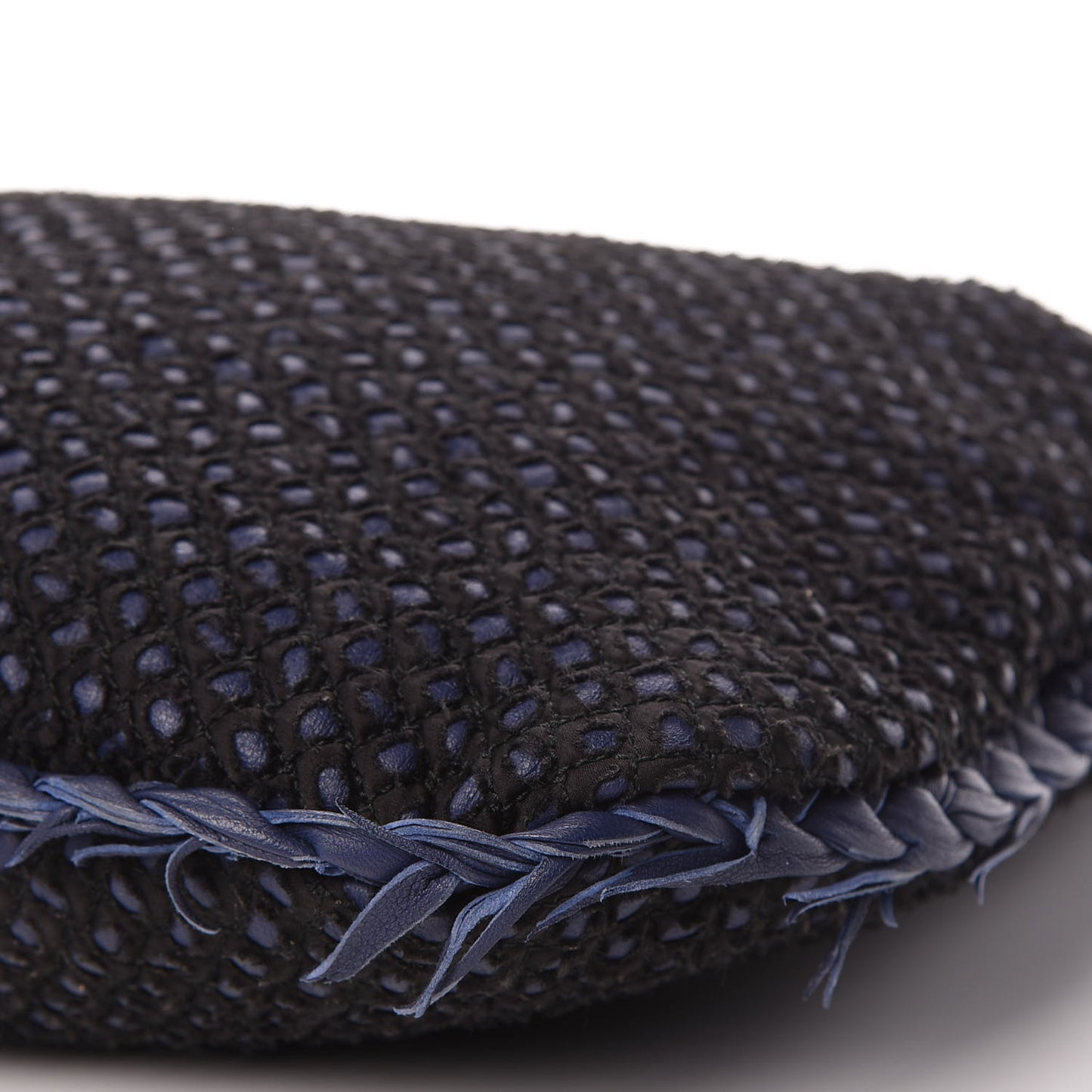 Nappa Silk Mini Ponza Devore Fuzzy Hobo Indigo