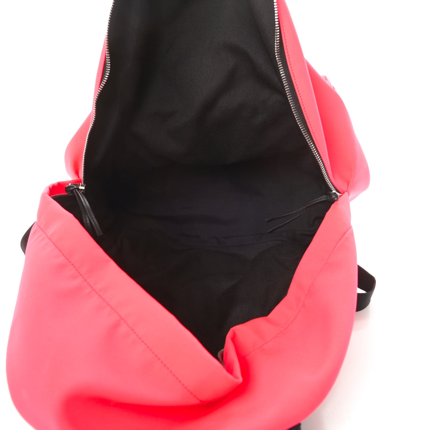 Saint Laurent Nylon Classic Hunting Backpack Neon Pink 5 of 12