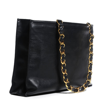 Chanel Lambskin Jumbo Shoulder Bag Black 3 of 8