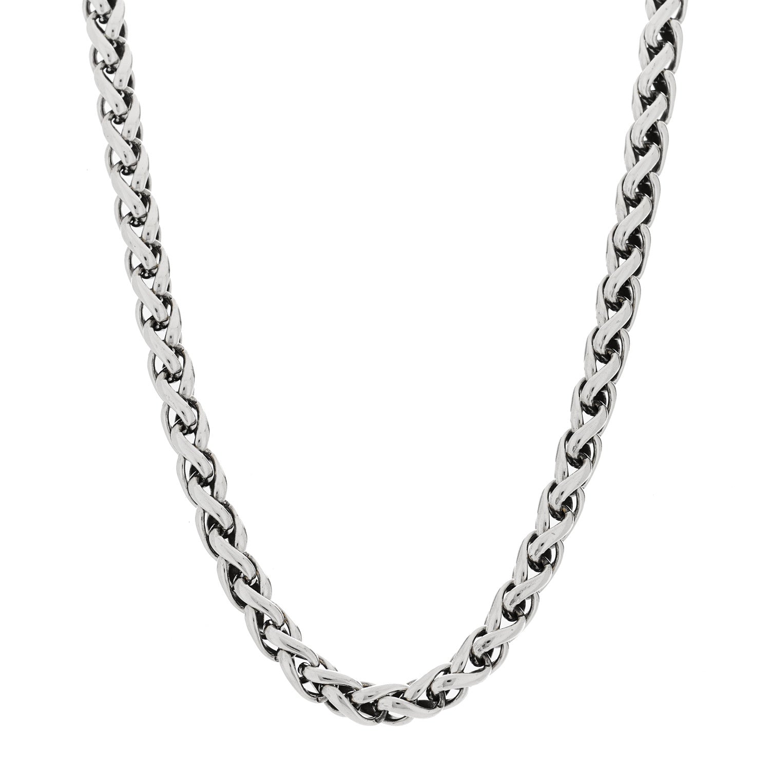 David Yurman Sterling Silver 14K Yellow Gold 6mm Wheat Chain Necklace 1 of 5