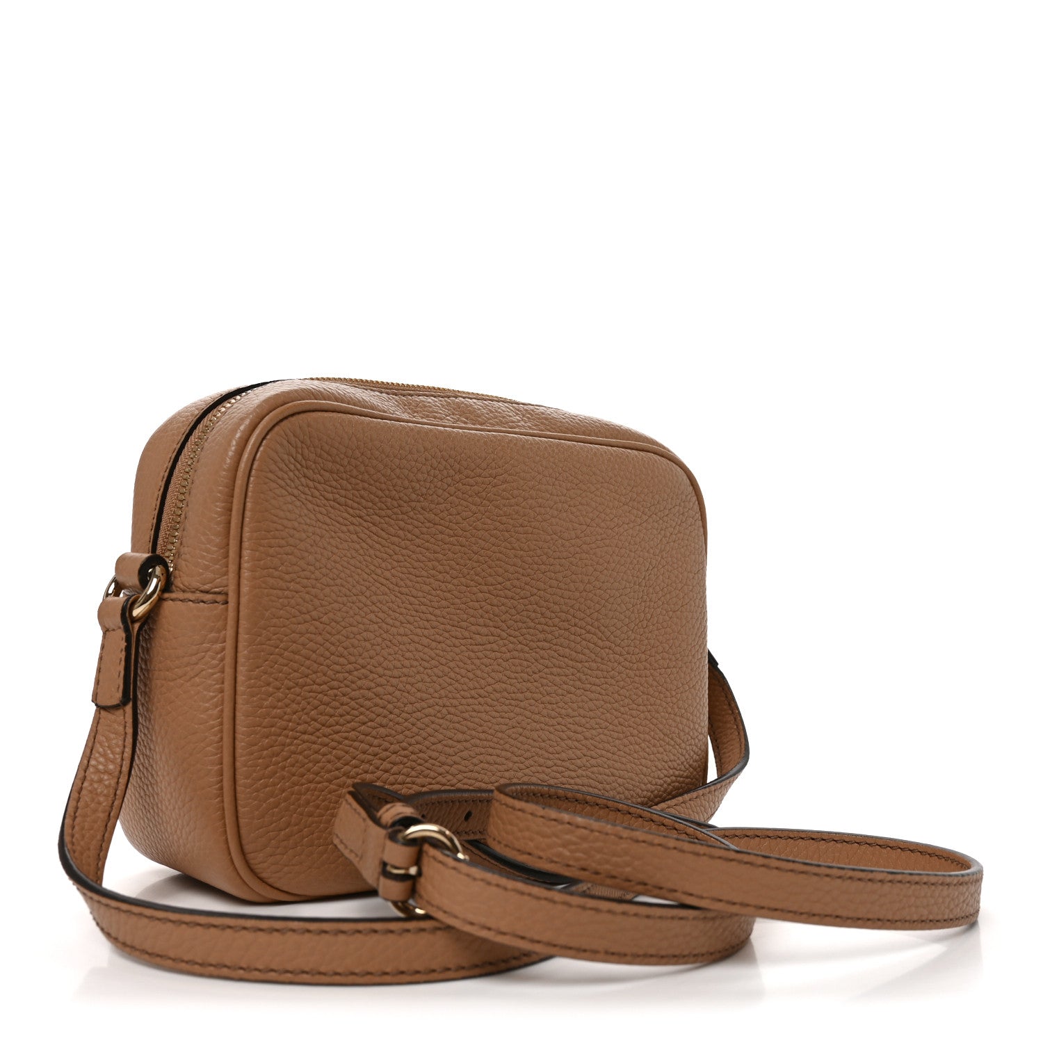 Gucci Pebbled Calfskin Small Soho Disco Bag Rose Beige 3 of 11