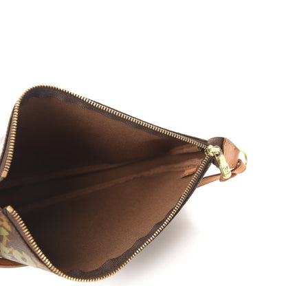 Louis Vuitton Monogram Graffiti Pochette Accessories Kaki 5 of 10