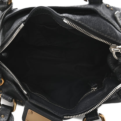 Chloe Calfskin Medium Paddington Satchel Bleu Nuit 5 of 10