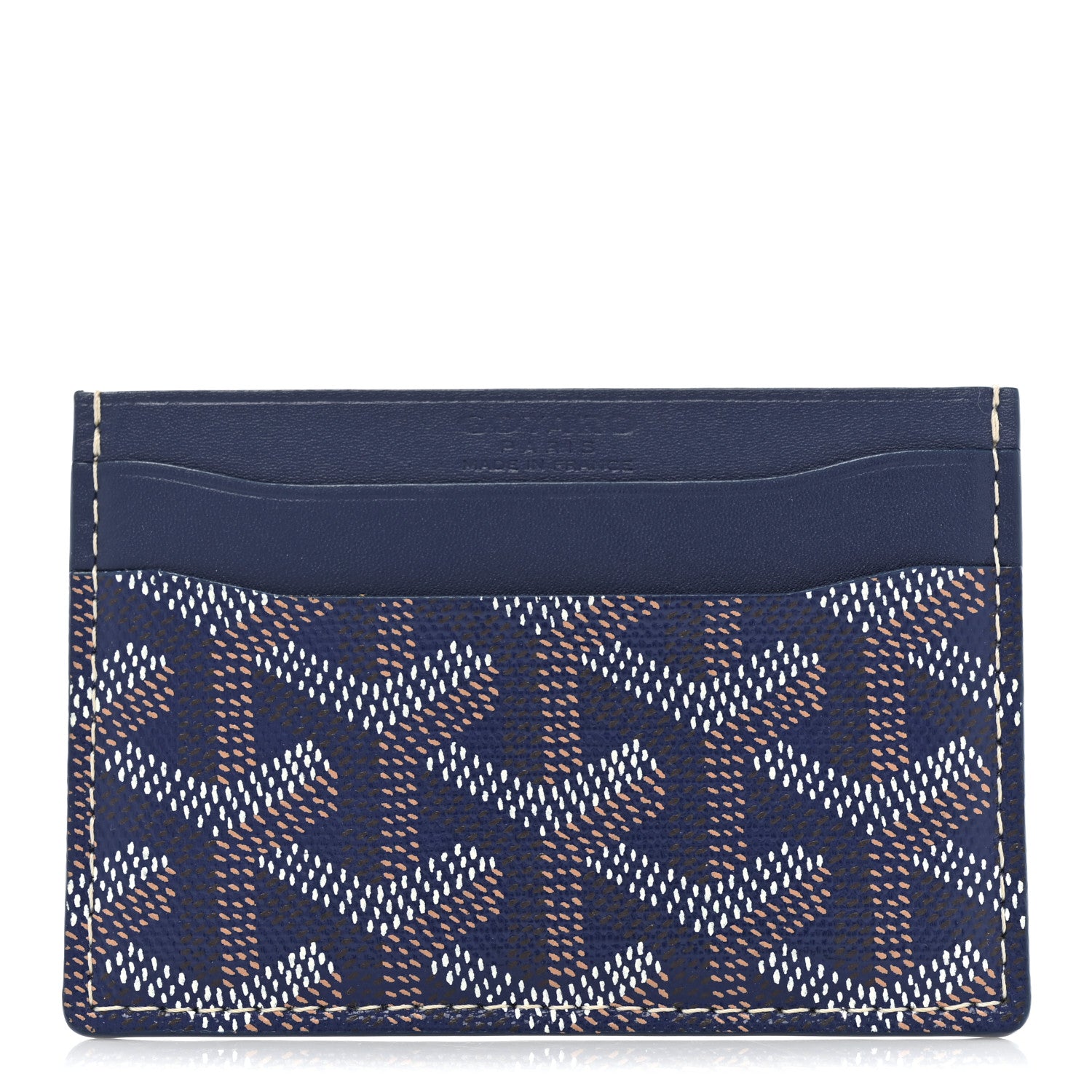 Goyard Goyardine Saint Sulpice Card Holder Navy 1 of 7