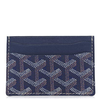 Goyard Goyardine Saint Sulpice Card Holder Navy 1 of 7