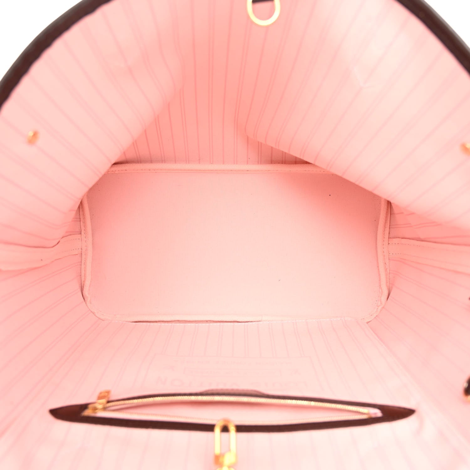 Louis Vuitton Damier Ebene Neo Neverfull MM Rose Ballerine 6 of 11