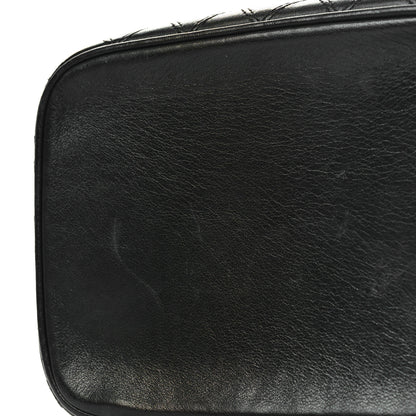 Chanel Lambskin Vanity Cosmetic Case Black 10 of 11