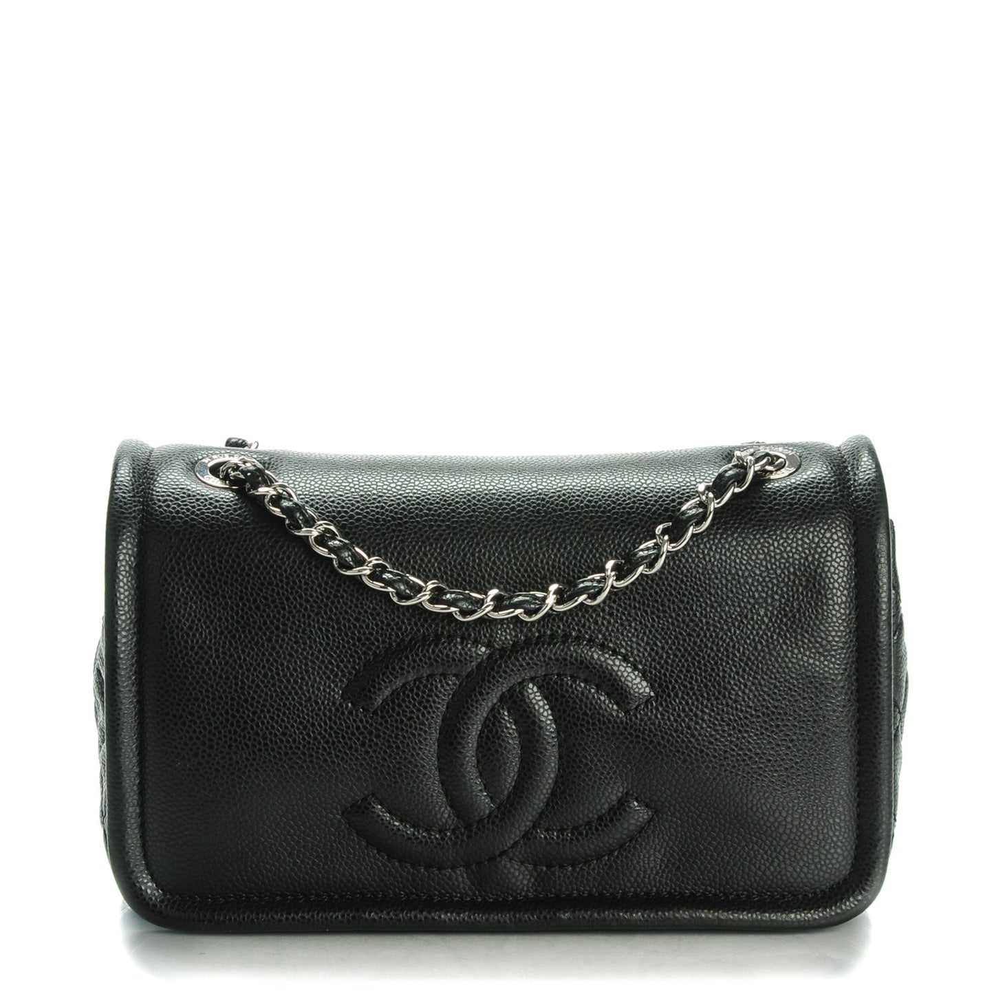 Caviar Medium Timeless CC Flap Black