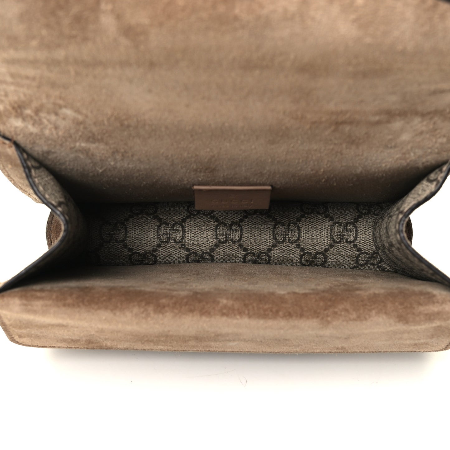 GG Supreme Monogram Mini Dionysus Shoulder Bag Taupe
