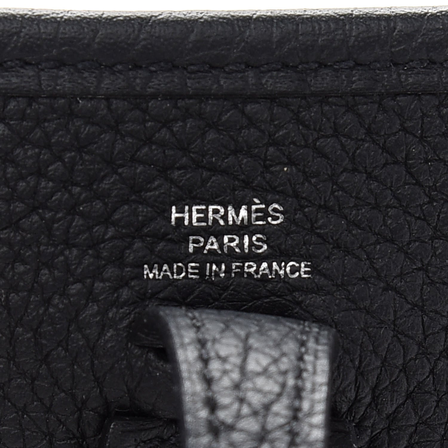 Hermes Taurillon Clemence Evelyne TPM Black 6 of 9
