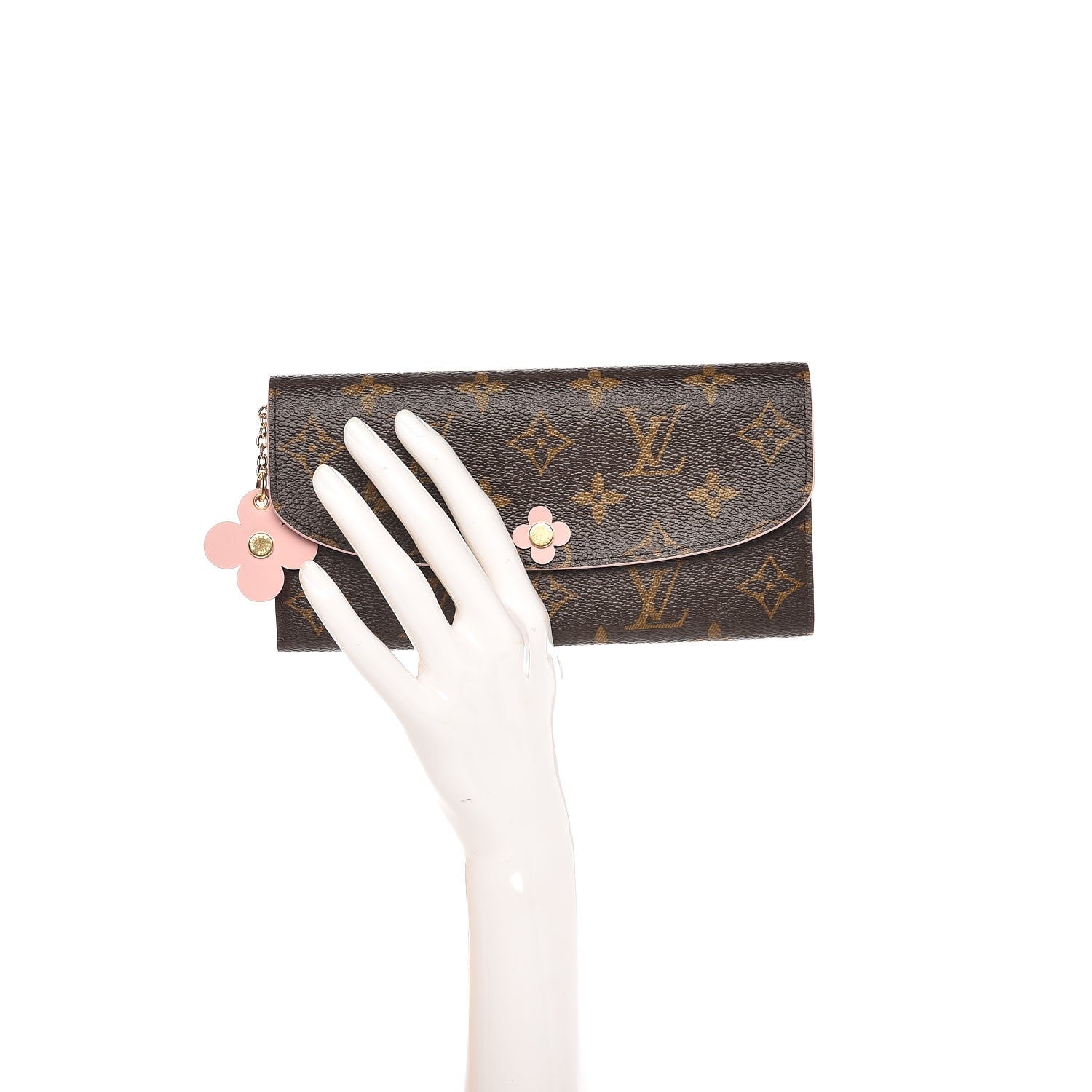 Louis Vuitton Monogram Bloom Flower Emilie Wallet 2 of 8