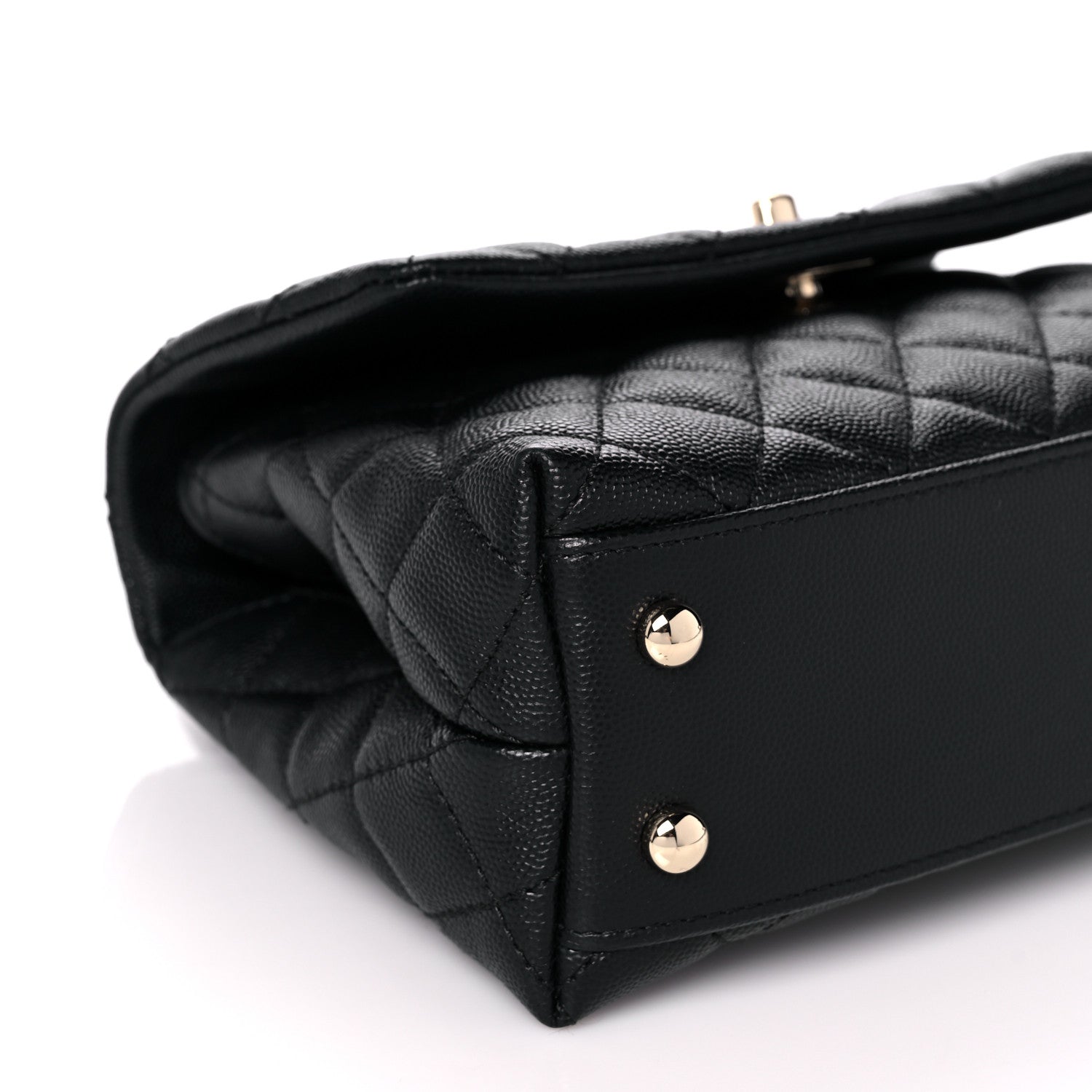 Chanel Caviar Quilted Mini Coco Handle Flap Black 9 of 11