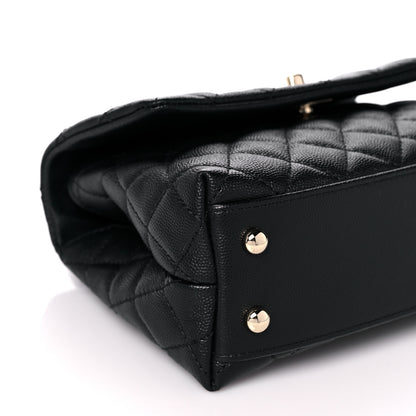Chanel Caviar Quilted Mini Coco Handle Flap Black 9 of 11