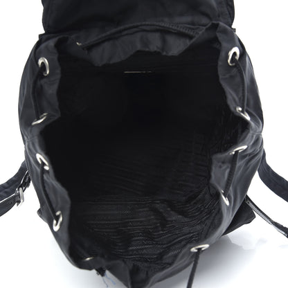 Prada Nylon Vela Medium Backpack Black 4 of 10