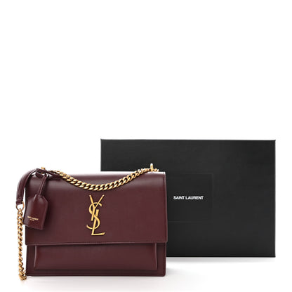 Saint Laurent Calfskin Medium Monogram Sunset Rouge Legion 11 of 11