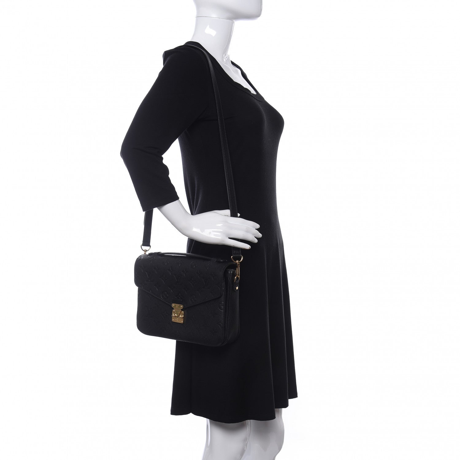 Louis Vuitton Empreinte Pochette Metis Black 2 of 8