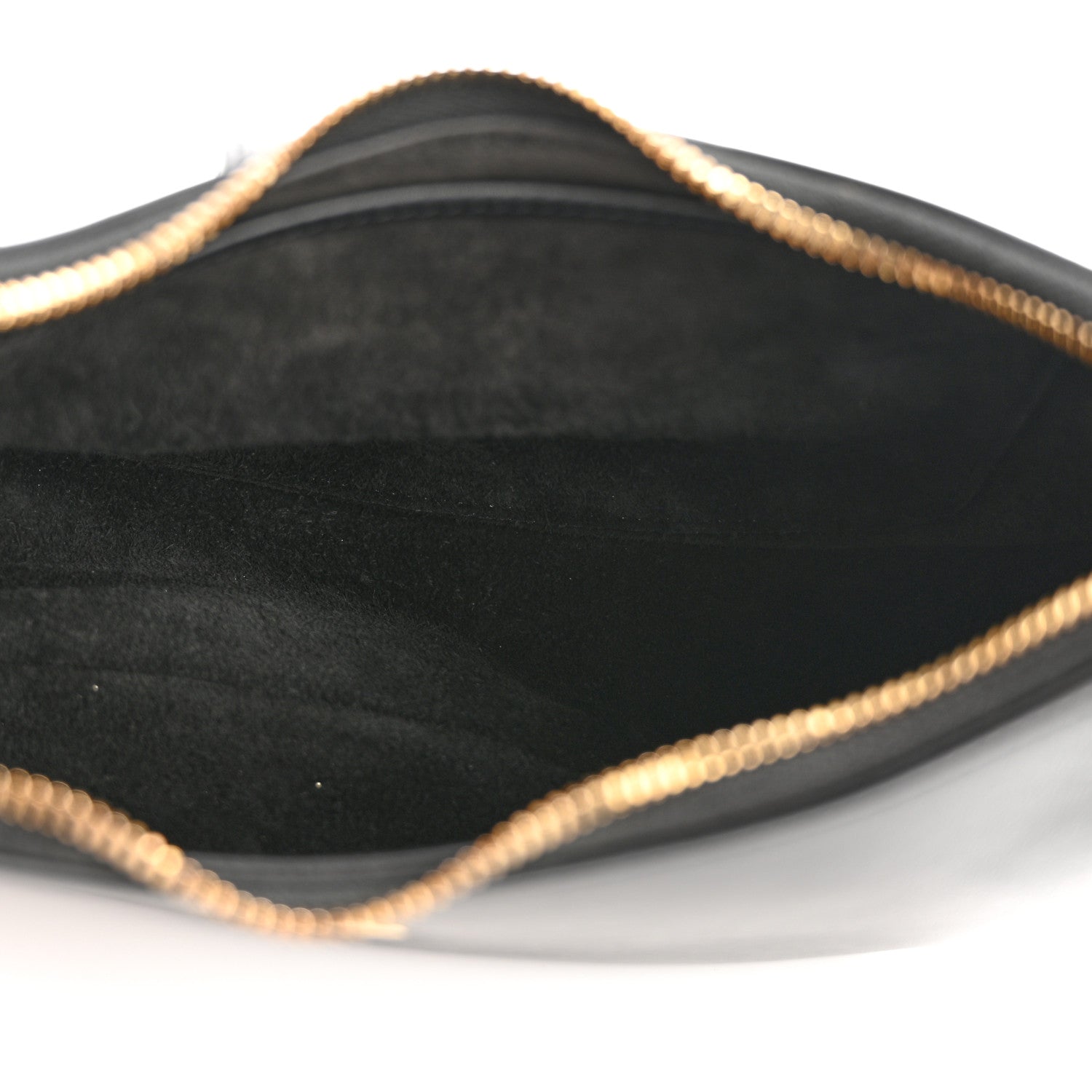 Celine Smooth Calfskin Medium Strap Ava Triomphe Shoulder Bag Black 5 of 11