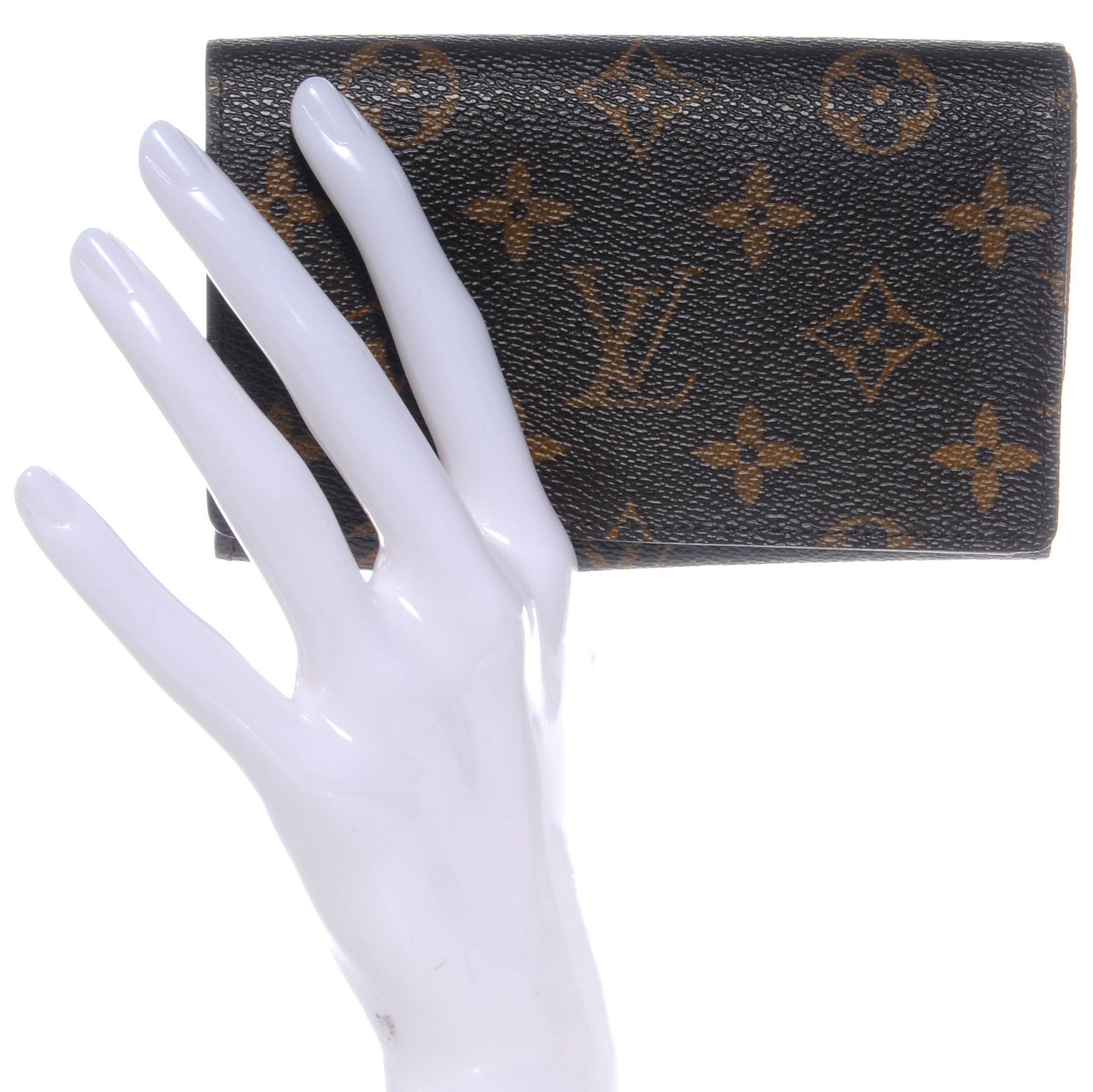 Louis Vuitton Monogram Porte-Monnaie Tresor Wallet 2 of 8