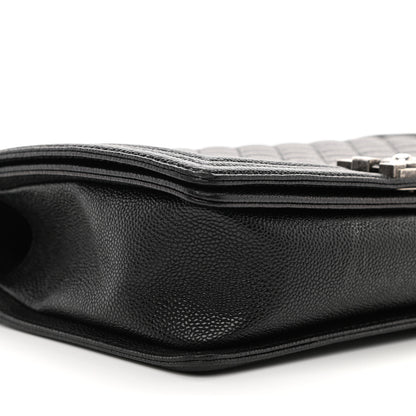 Chanel Caviar Quilted New Medium Boy Flap Black 9 of 13