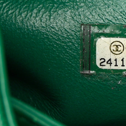 Chanel Caviar Quilted Business Affinity Backpack Green 7 of 11