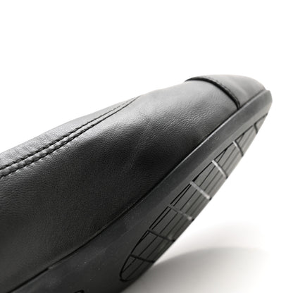 Chanel Lambskin Cap Toe CC Uniform Ballerina Flats 39 Black 11 of 11