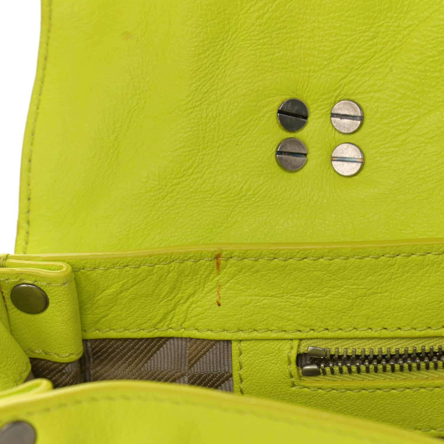 Proenza Schouler Lambskin Medium PS1 Satchel Sulfur 16 of 18